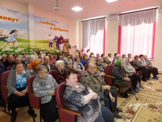 В рамках акции «Весенняя капель» поздравили женщин, проживающих в «Пансионате г.Муром» с 8 марта!. Фото 6.