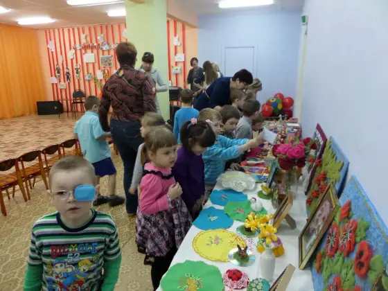 В детском саду №26 прошла пасхальная выставка студии «Моя семья». Фото 3.