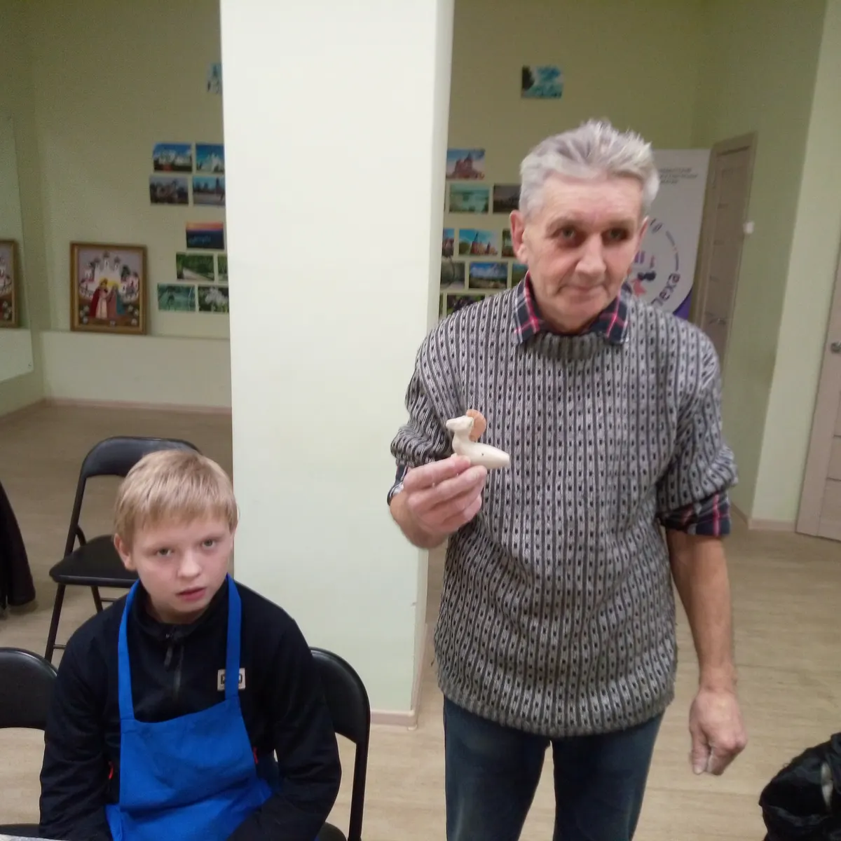 В досуговом центре «Семейное дело» изготовили керамический символ нового года по славянскому календарю