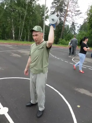 Наша команда приняла участие в открытом спортивном фестивале среди инвалидов в поселке Красная Горбатка. Фото 3.