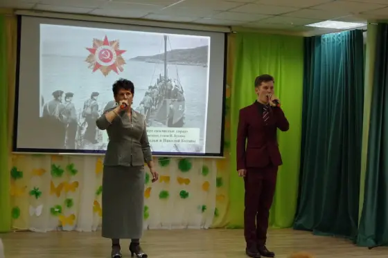Состоялся концерт коллектива «Семейное дело», посвященный 78-й годовщине победы в Великой Отечественной войне. Фото 7.