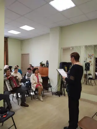 В досуговом центре «Семейное дело» прошла встреча с коллективом «Зорька алая». Фото 3.