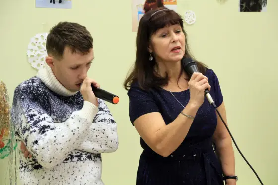 В досуговом центре «Семейное дело» состоялся концерт под названием «Зима и Новый год». Фото 4.