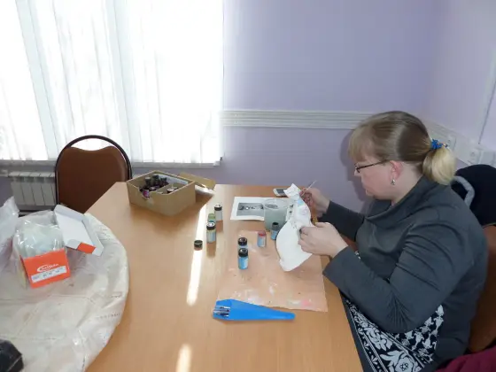 Студия «Моя семья» готовит сувениры к Новому году. Фото 4.