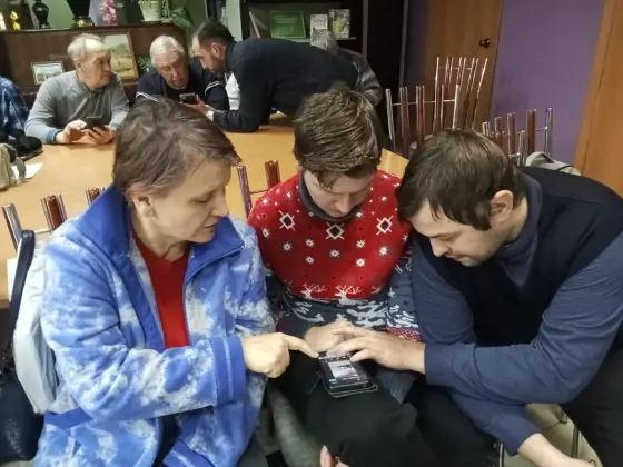 В рамках социального проекта «Семейный альбом» состоялся итоговый мастер-класс по видео-монтажу.. Фото 3.