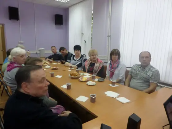 В рамках эстафеты презентаций «Вместе мы сможем больше», посвященной 30-ти летию ВОИ наша организация принимала делегацию из Кольчугино. Фото 5.