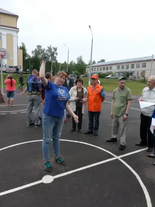 Наша команда приняла участие в открытом спортивном фестивале среди инвалидов в поселке Красная Горбатка. Фото 4.