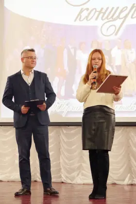 Юбилейный концерт творческого коллектива «Семейное дело» прошел в Православной  гимназии  преподобного Илии Муромца. Фото 13.