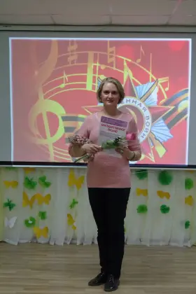 Состоялся концерт коллектива «Семейное дело», посвященный 78-й годовщине победы в Великой Отечественной войне. Фото 4.